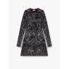 Erco cotton dress with zip and cut-out