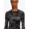 Erco cotton dress with zip and cut-out