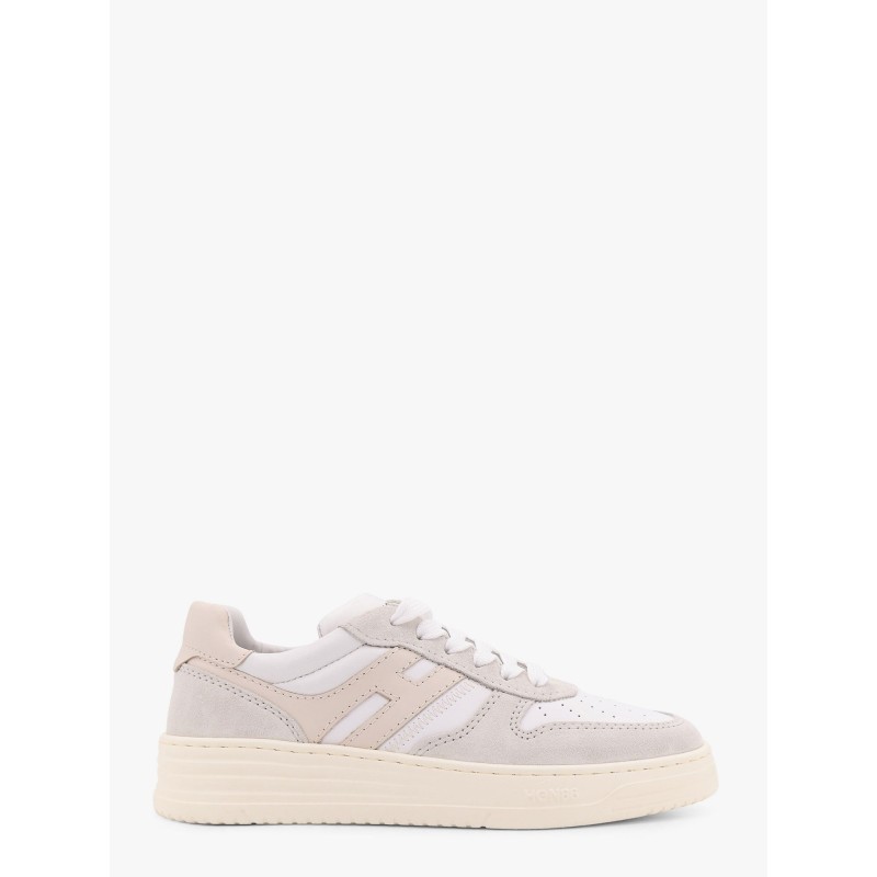 H630 leather and suede sneakers