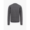 Wool sweater with all-over gg motif