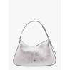 Lucky lock metallic leather shoulder bag