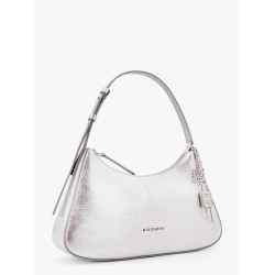 Lucky lock metallic leather shoulder bag