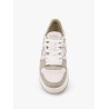 Leather sneakers with ff lateral logo