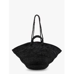 Sol perforated rafia handbag
