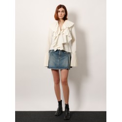Viscose blend shirt