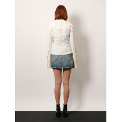 Viscose blend shirt
