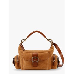 Camera bag suede shoulder bag