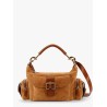 Camera bag suede shoulder bag