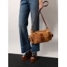 Camera bag suede shoulder bag