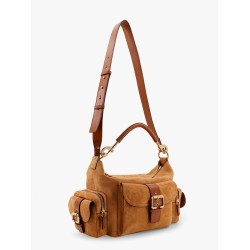 Camera bag suede shoulder bag