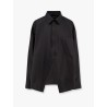 Swing cotton shirt with balennciaga embroidery