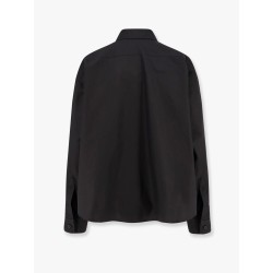 Swing cotton shirt with balennciaga embroidery