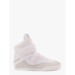 Chloé kick recycled mesh, leather and suede