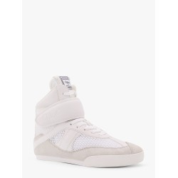 Chloé kick recycled mesh, leather and suede