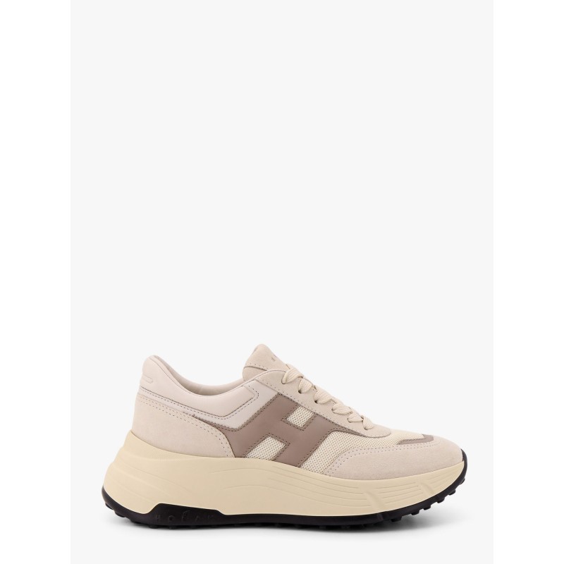 H669 mesh and suede sneakers