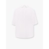 Cotton shirt with embossed logo