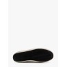 Leather sneakers with back laminated patch
