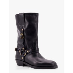 Heiko leather boots with straps
