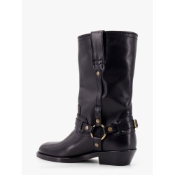 Heiko leather boots with straps