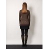 Cotton sweater with ff motif