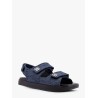 Strap flat denim sandals
