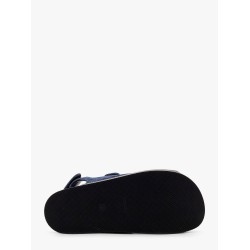 Strap flat denim sandals