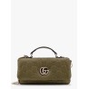 Mini gg milano leather handbag with all-over gg motif