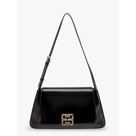 4g leather shoulder bag with 4g liquid buckle