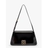 4g leather shoulder bag with 4g liquid buckle