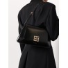 4g leather shoulder bag with 4g liquid buckle