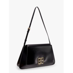 4g leather shoulder bag with 4g liquid buckle