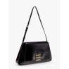 4g leather shoulder bag with 4g liquid buckle