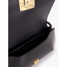 4g leather shoulder bag with 4g liquid buckle