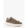 Oversized suede sneakers with engraved logo on the front