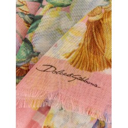 Cashmere and silk foulard