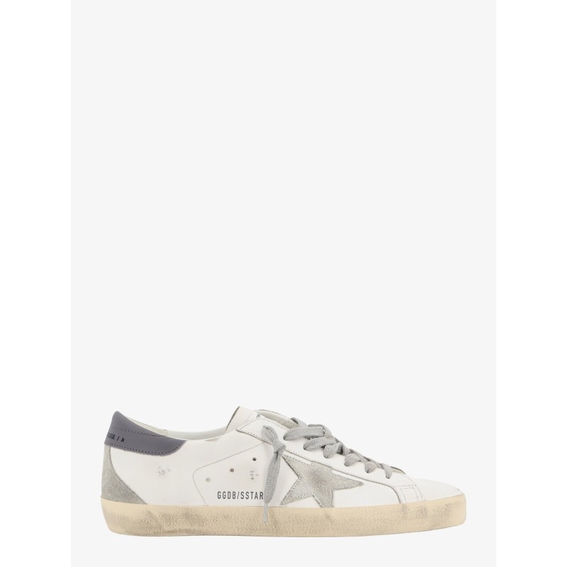 Super star leather sneakers with used effect
