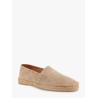 Suede espadrillas with contrasting stitching