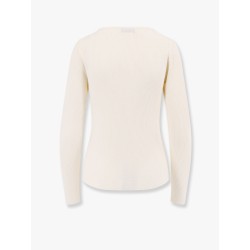 Ribbed fabric sweater