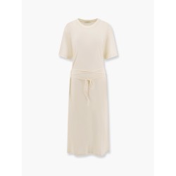 Cotton t-shirt dress with belt