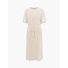 Cotton t-shirt dress with belt