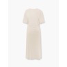 Cotton t-shirt dress with belt