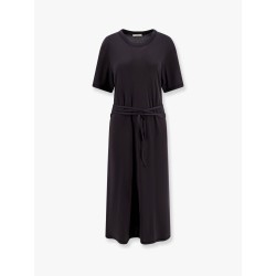Cotton t-shirt dress with belt