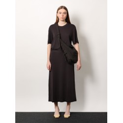 Cotton t-shirt dress with belt