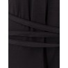 Cotton t-shirt dress with belt