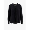 Viscose shirt with laces