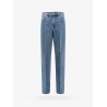 Cotton jeans with rossa ancora back logo patch