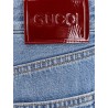 Cotton jeans with rossa ancora back logo patch