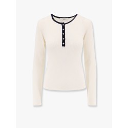 Ribbed fabric sweater