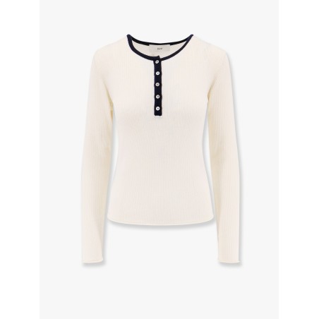 Ribbed fabric sweater