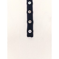 Ribbed fabric sweater